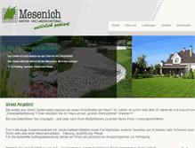 Tablet Screenshot of galabau-mesenich.de
